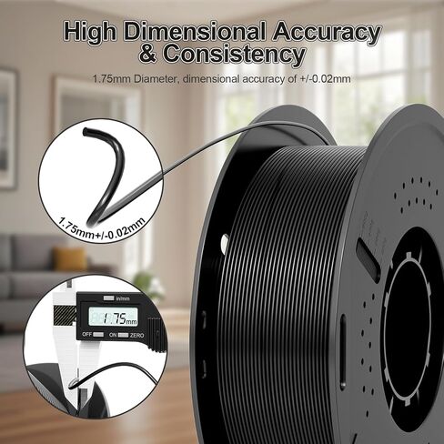 حزمة خيوط PLA 8 ألوان محددة لطابعات ثلاثية الأبعاد 1.75 مم ، 8 عبوات خيوط حزمة ، 269 قدم 250 غرام لكل بكرة ، 2 كجم في المجموع ، أبيض ، أسود ، أحمر ، أخضر ، أصفر ، وردي ، أصفر ، اللون البني ، in Kuwait