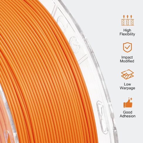 YXPOLYER PLA Plus Filament Food-Grade pla+ PLA Plus 3D Printing Filament 1.75 mm 1kg 2.2lbs with Reusable PC Spool, Modified 3D Printer Filament for Most FDM 3D Printers in Saudi Arabia