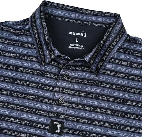 Bogey Bros Men's 4 Way Stretch Short Sleeve Golf Polo Shirt Yellow in Kuwait