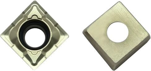 10pcs Indexable Carbide InsertsQCMT10T304-PM SM15 Drilling Inserts Drill Bites Insert for Stainless Steel Titanium Alloy Blind Hole HRC20-45 Degrees (QCMT10T304-PM SM15) in Kuwait