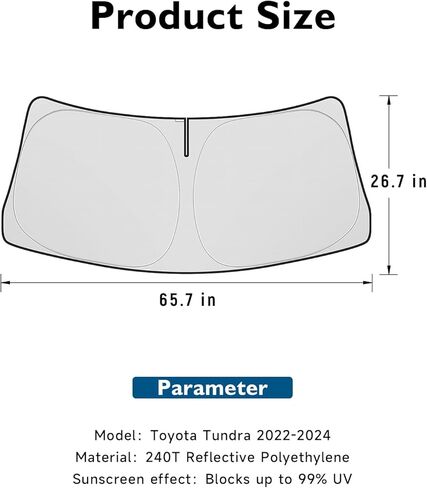 Car Windshield Sun Shade for Toyota Corolla 2014-2018 Accessories Foldable PET Sunshade Keeps The Car Cool Inside in Saudi Arabia