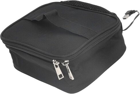 Portable Oven, Mini USB Food Warmer, Microwave Heated Lunch Box for Reheating Meals at Car, Truck, Travel, Camping, Office Work 5V 2A, Auto Thermal Oxford Fabric in Saudi Arabia