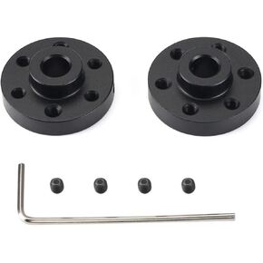 2pcs 6mm Shaft Aluminum Alloy Flange Shaft Coupling 25x 6.8mm Universal Metal Motor Mounting Coupler M3 Screw in Kuwait