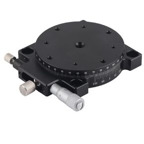 RS60L R AXES المرحلة الخطية المرحلة العالية الدقة الجدول المنزلق منصة ضبط دقيقة لليومنيوم أدوات الألومنيوم البصرية 60 × 60 ملم in Kuwait