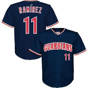Outerstuff Jose Ramirez Cleveland Guardians Navy #11 Kids Youth 4-20 Propey 2 Fashion Player Jersey in Kuwait