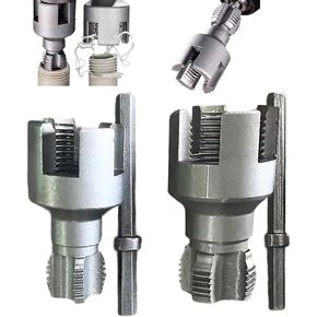 Pipe Threader Tool Set Drill-Driven Dual-Function Internal & External Threading for 1/2 & 3/4″ Pipe – PVC & Metal Pipe Threader in Kuwait