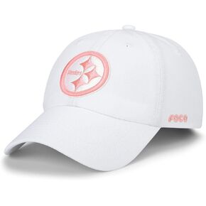 FOCO Men's NFL Pastel White Primary Team Logo Casual Cap in Saudi Arabia