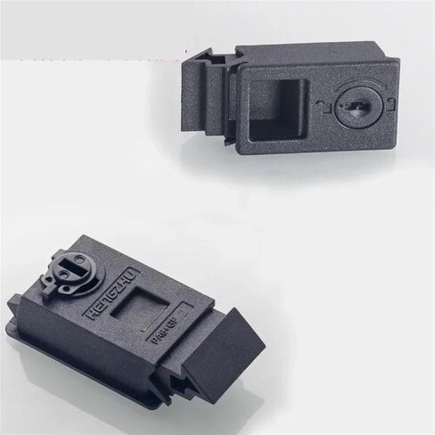 Cabinet Clamp Lock Key Or Keyless Cabinet Electrical Box Metal Light-Box Industrial Accessories Rarelock MS552 1Pcs(733-2 Black) in Saudi Arabia