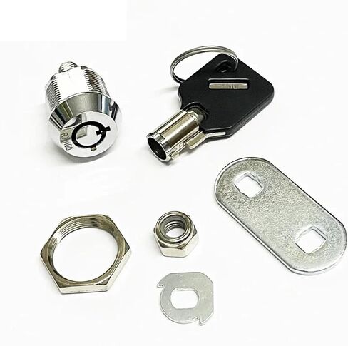 Tubular Cam Lock Two Key-Way The Key Can Be Removed After Turning Rotation for Vending Machine Cabinet RareLock 1001AS 1Pcs in Saudi Arabia