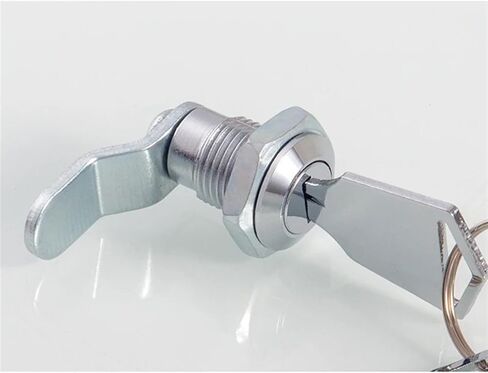 Mini Cam Lock with 2 Keys Diameter 11mm Zinc Alloy Easy Installed for Distribution Cabinet Door Lock MA084 1Pcs in Saudi Arabia