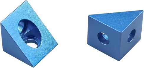 2pcs 90 Degree Angle Connector 20 * 20mm for V-Groove/C-Beam Aluminum Extrusion Profiles(Red) in Saudi Arabia