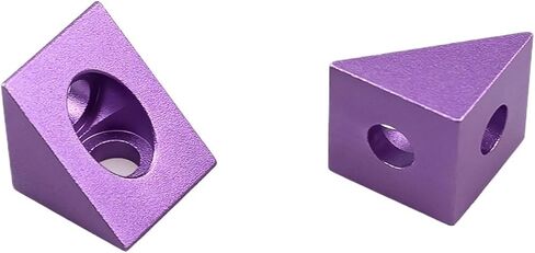 2pcs 90 Degree Angle Connector 20 * 20mm for V-Groove/C-Beam Aluminum Extrusion Profiles(Red) in Saudi Arabia