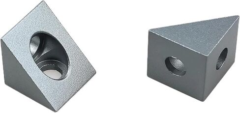 2pcs 90 Degree Angle Connector 20 * 20mm for V-Groove/C-Beam Aluminum Extrusion Profiles(Red) in Saudi Arabia