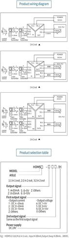 12-28VDC 1 في 1 OR 0.1 ٪ عزل قوي 4 20mA إدخال إشارة 0-10V محول إشارة المحول التناظرية محول (4-20MA في و OUT_2 في 2 OUT) in Kuwait