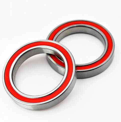 Hybrid Ceramic Bicycle Ball Bearing 6806-2RS, 30mm x 42mm x 7mm, Double Sealed Chrome Steel with Silicon Nitride Balls (10Pcs) in Saudi Arabia