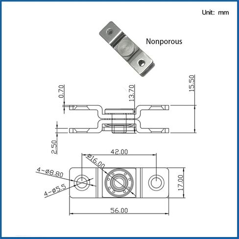 Shock Absorber 360 Degree Rotation Positioning Axis Stainless Steel 1Pcs(Nonporous,0.7N.m) in Kuwait