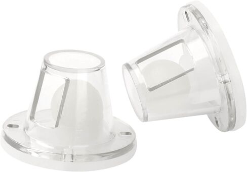 QCG Boat Self Bailing Ball Scupper Valve Fits 3/4 Inch to 1-1/2 Inch Boats Scuppers Openings, Efficient Self-Bailing Boat Ball Scuppers, Clear in Kuwait
