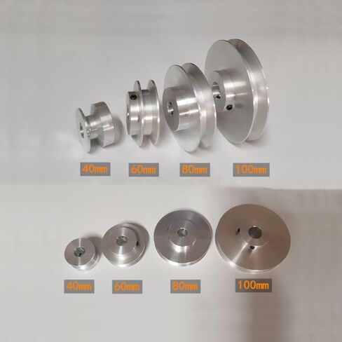 V-Belt Pulley Single Groove Width 100mm A- Type V-Belt Pulley Bore 8mm 11mm 12mm Diameter 100mm(Bore 30mm) in Saudi Arabia