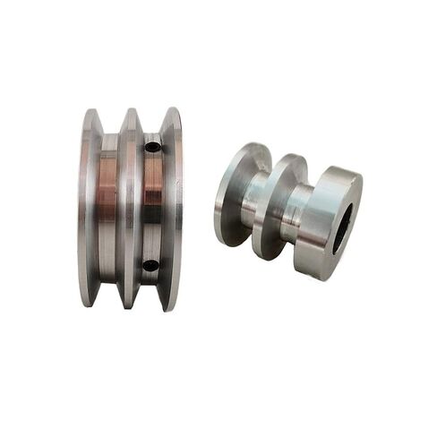 Diameter 80mm PU Belt Wheel Type A Double-Slot V-Belt Pulley Aluminum Bore 15mm 10mm 12mm(Bore 20mm) in Saudi Arabia