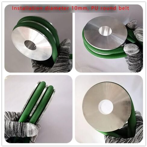 Diameter 80mm PU Belt Wheel Type A Double-Slot V-Belt Pulley Aluminum Bore 15mm 10mm 12mm(Bore 20mm) in Saudi Arabia