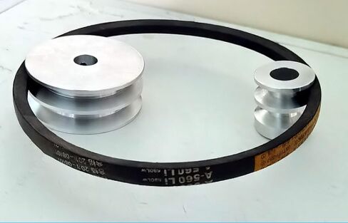 Diameter 80mm PU Belt Wheel Type A Double-Slot V-Belt Pulley Aluminum Bore 15mm 10mm 12mm(Bore 20mm) in Saudi Arabia