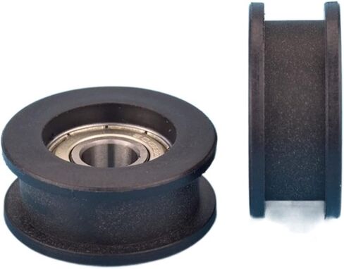 H Groove Grooved Pulley 6000 Package Plastic Nylon Bearing Pulley Elevator Guide Wheel 10 * 38 * 16mm in Saudi Arabia