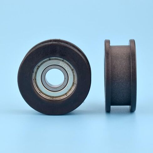 H Groove Grooved Pulley 6000 Package Plastic Nylon Bearing Pulley Elevator Guide Wheel 10 * 38 * 16mm in Saudi Arabia