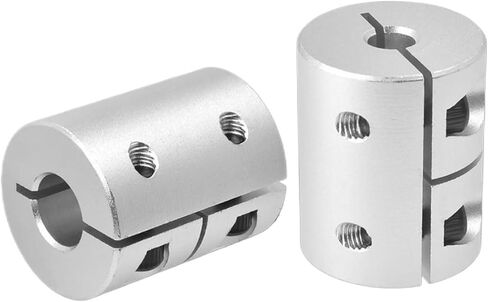 5pcs Rigid Shaft Coupler D20 L25 Motor Clamping Coupling 3D Printer T8 Lead Screw Connector in Saudi Arabia