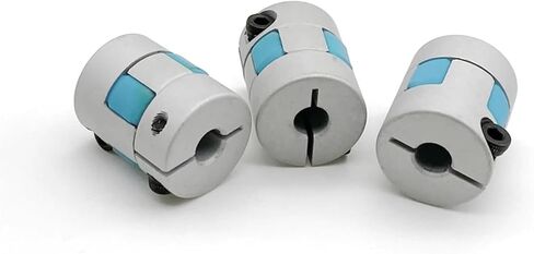 XB اقتران الألومنيوم بلوم بلوم المشبك D20 L25 ثقب 4/5/6/6.35/7/8/9.5/10 مم مخلب مزدوج CNC موصل محرك محرك المسمار (6.35 ملم إلى 10 مم) in Kuwait