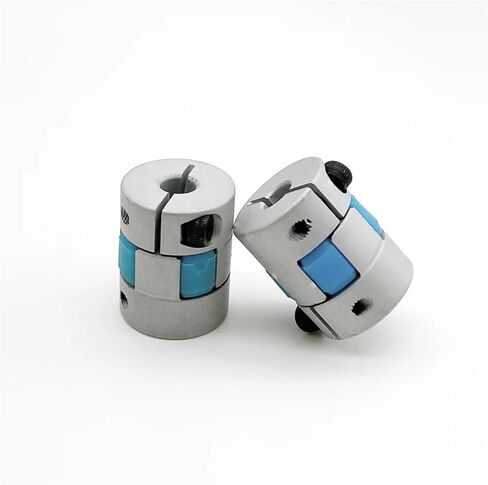 XB اقتران الألومنيوم بلوم بلوم المشبك D20 L25 ثقب 4/5/6/6.35/7/8/9.5/10 مم مخلب مزدوج CNC موصل محرك محرك المسمار (6.35 ملم إلى 10 مم) in Kuwait