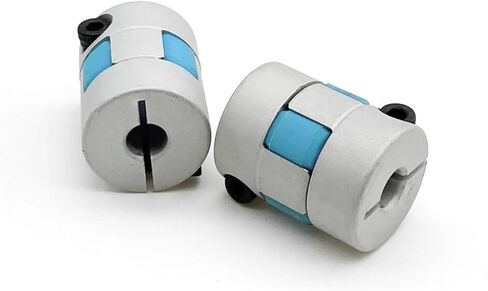 XB اقتران الألومنيوم بلوم بلوم المشبك D20 L25 ثقب 4/5/6/6.35/7/8/9.5/10 مم مخلب مزدوج CNC موصل محرك محرك المسمار (6.35 ملم إلى 10 مم) in Kuwait