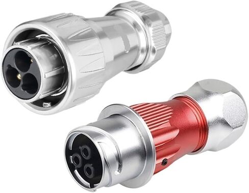 DZ-24 Male and Female Docking Plug Cable 3-core 4-core Aviation Plug with Barrier Docking(3 core) in Saudi Arabia