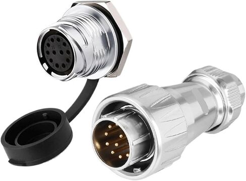 DZ24 الجيل الثالث من الجيل الثالث Aviation Plug 10 Core 12 Core Core Full Metal Multi-Core Multi-Core Plugip-in (12 حفرة واحدة أساسية) in Saudi Arabia