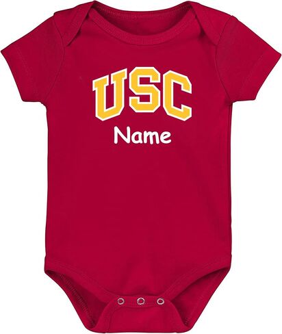 USC Trojans Southern California Officially Licensed Personalized LOGO Baby Bodysuit in Saudi Arabia