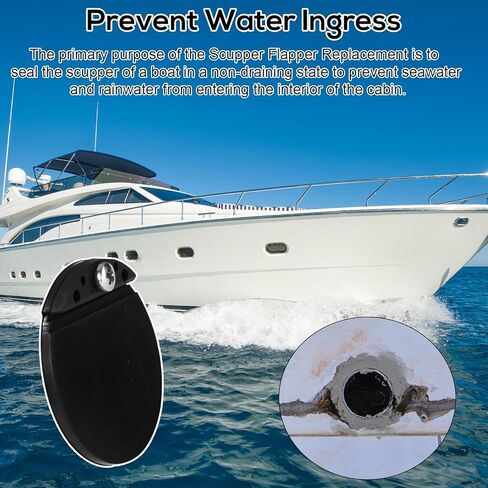 4pcs 1-1/2" Scupper Flapper Replacement Kit for TH Marine FSRK-3-DP, Boat Scupper Flappers Drain Valves for Stainless Steel & Plastic Hulls Repair in Saudi Arabia