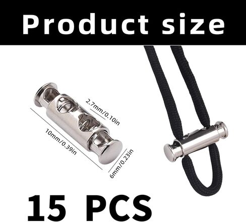 Pack of 15 Wire Rope Clips, Steel Cable Connector Clamp and Wire Clamp for Wire Rope Attachment, Cable, Washing Lines, Connection and Stabilisation of Steel Cables, Wire Clamps for DIY & Craftsmen in Saudi Arabia