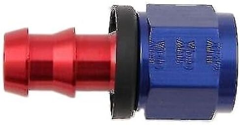 230012 Straight Hose End 12AN Hose to 12AN Push-On Aluminum Red/ 230012 in Saudi Arabia