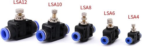 50PCS Fitting Throttle Valve SA 4-12mm Air Flow Speed Control Tube Water Hose 4mm 6mm 8mm 10mm Pneumatic Push In Fittings(4mm(50pcs),PM) in Saudi Arabia