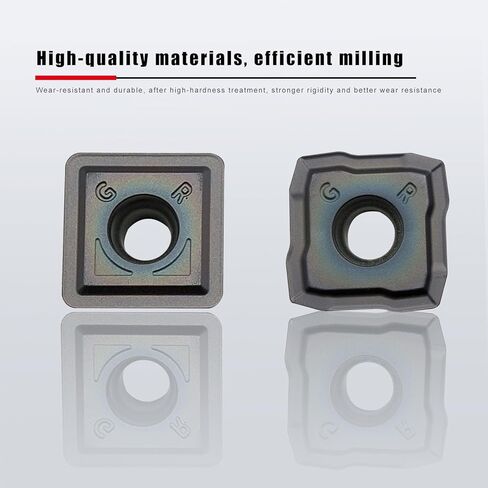 10pcs SCGX020204-GM Carbide Inserts are Suitable for 880 Series Tool Holders, Processing cast Iron and Stainless Steel Parts in Saudi Arabia