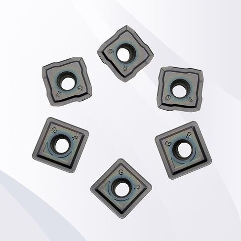 10pcs SCGX020204-GM Carbide Inserts are Suitable for 880 Series Tool Holders, Processing cast Iron and Stainless Steel Parts in Saudi Arabia