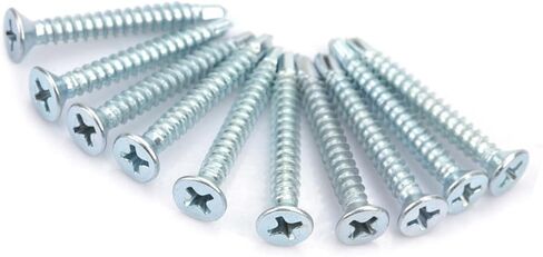 50pcs M4.2 رأس مسطح الحفر ذاتي التنصت على مجموعة المسمار الذيل الحفر (M4.2 * 25 (50pcs)) in Saudi Arabia