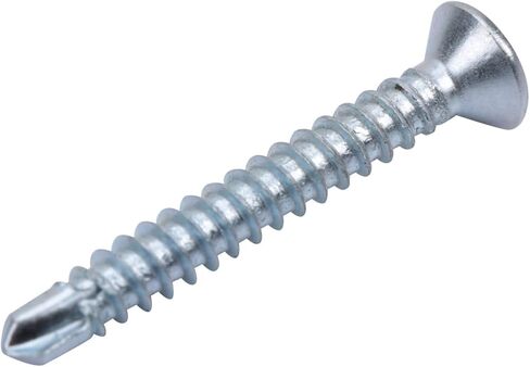 50pcs M4.2 Flat Head Self Drilling Self Tapping Screws Drilling Tail Screw Set (M4.2 * 32(50PCS)) in Saudi Arabia