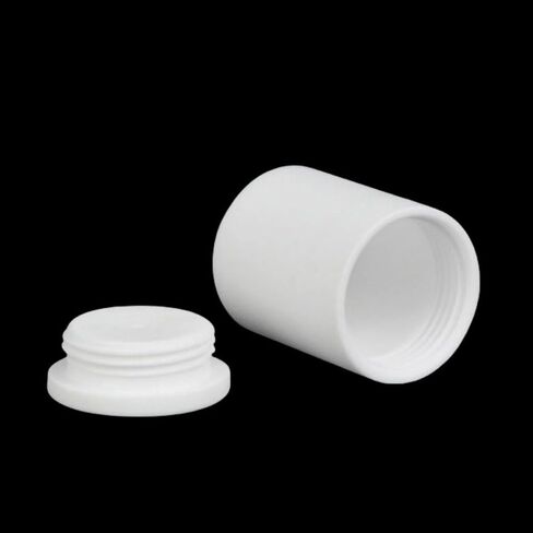 Corundum Cylindrical Crucibles with Threaded Caps, 99% Alumina Ceramic Crucibles, Available in Various Specifications (1, 14 * 25mm*1.75ml, OD*Total Height*Maximum Capacity) in Kuwait