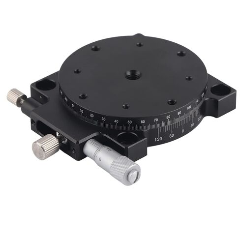 RS60L R AXES المرحلة الخطية المرحلة العالية الدقة الجدول المنزلق منصة ضبط دقيقة لليومنيوم أدوات الألومنيوم البصرية 60 × 60 ملم in Kuwait