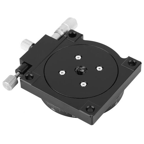 RS60L R AXES المرحلة الخطية المرحلة العالية الدقة الجدول المنزلق منصة ضبط دقيقة لليومنيوم أدوات الألومنيوم البصرية 60 × 60 ملم in Kuwait