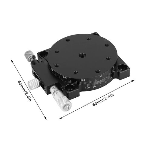 RS60L R AXES المرحلة الخطية المرحلة العالية الدقة الجدول المنزلق منصة ضبط دقيقة لليومنيوم أدوات الألومنيوم البصرية 60 × 60 ملم in Kuwait
