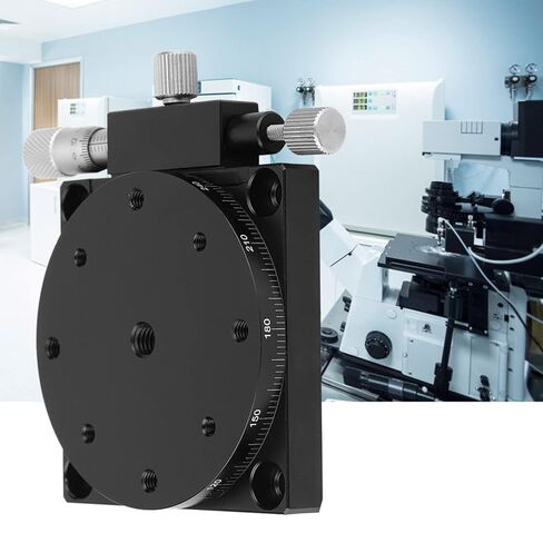 RS60L R AXES المرحلة الخطية المرحلة العالية الدقة الجدول المنزلق منصة ضبط دقيقة لليومنيوم أدوات الألومنيوم البصرية 60 × 60 ملم in Kuwait