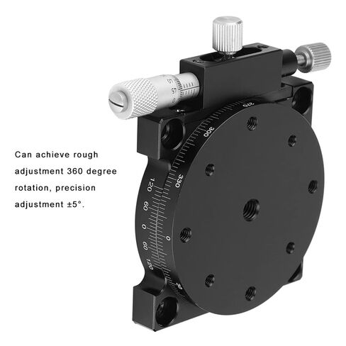 RS60L R AXES المرحلة الخطية المرحلة العالية الدقة الجدول المنزلق منصة ضبط دقيقة لليومنيوم أدوات الألومنيوم البصرية 60 × 60 ملم in Kuwait