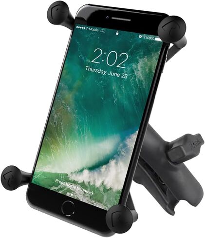 RAM Mounts RAP-HOL-UN7B-201U X-Grip Phone Holder with Composite Double Socket Arm(Medium) Compatible with RAM B Size 1" Ball Components in Saudi Arabia