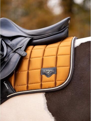 Lemieux Loire Classic Contact Contact Square - بطانة الخيزران للتنفس - منطقة حماية PU Leather Girth in Kuwait